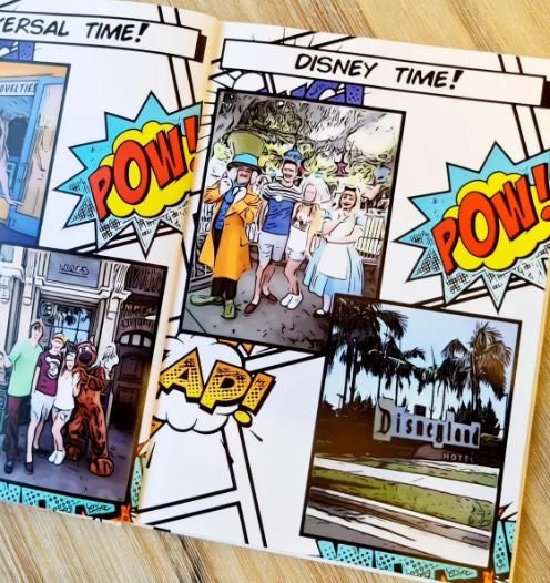 28 Page Hardback Comic Book Superhero Custom Personalised Personalized Comic Anniversary Wedding Present Christmas Comic Con Fan Christmas