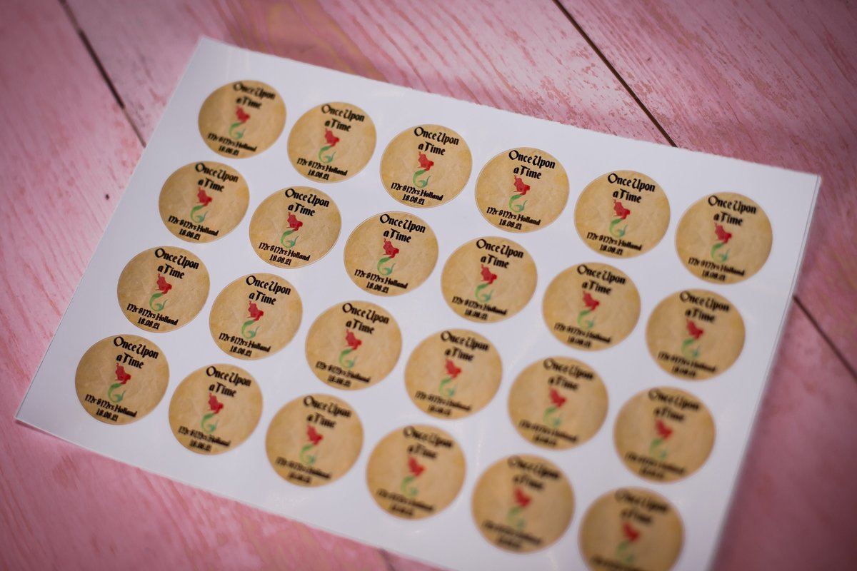 Little Mermaid 100 x Stickers Self adhesive Personalised Personalized Custom Labels Stickers Jars, Candles, Craft, Wedding, Logo
