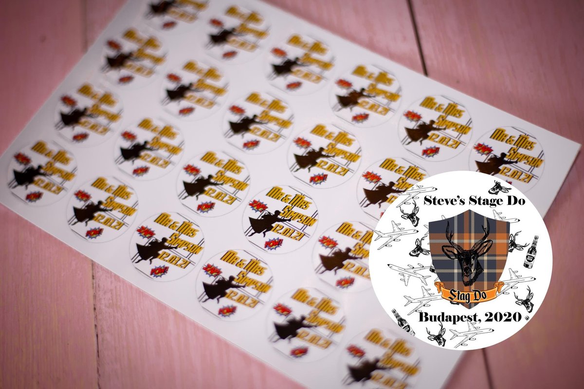 Stag Do 100 x Stickers Self adhesive Personalised Personalized Custom Labels Stickers Jars, Candles, Craft, Wedding, Stag Do Labels, Sticker