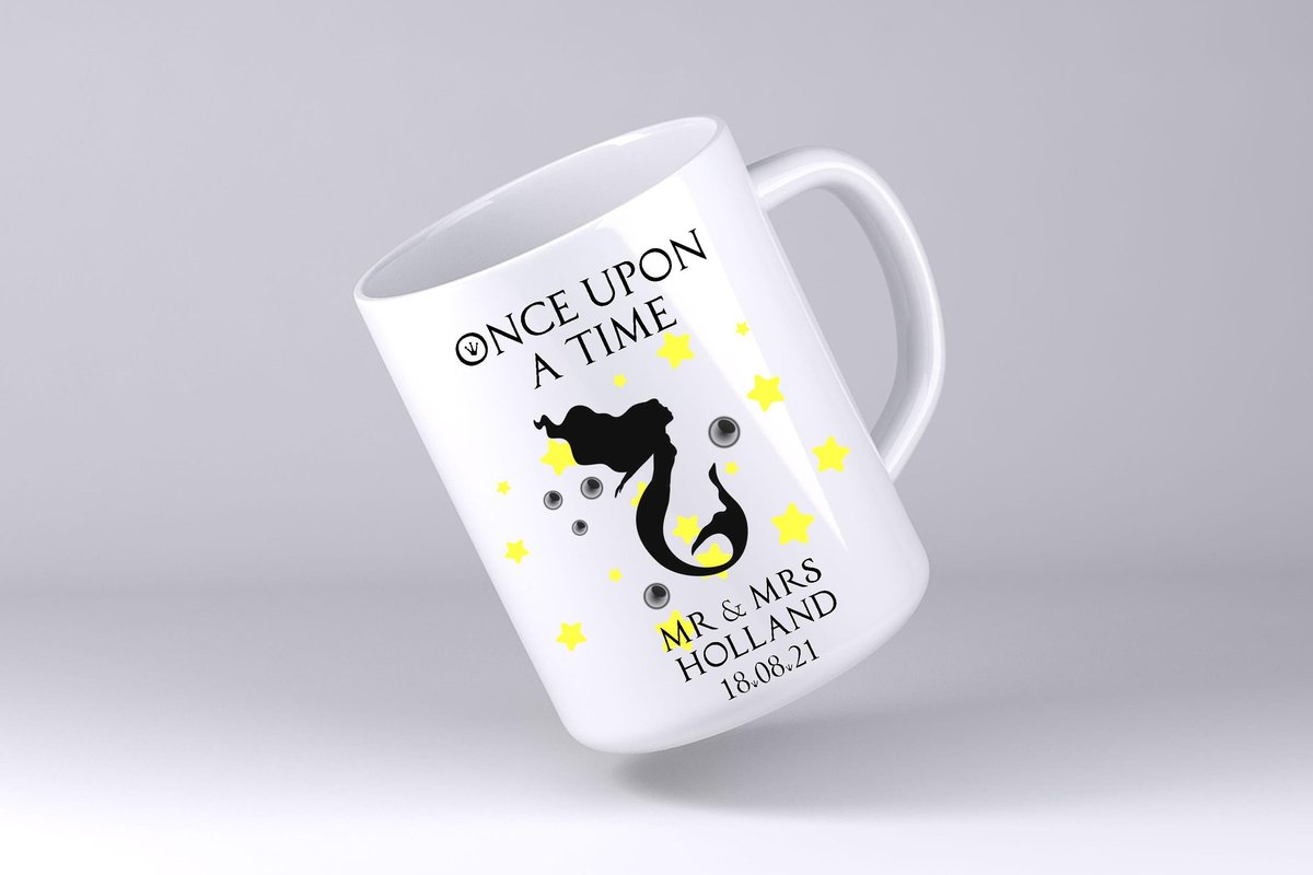 Little Mermaid Mug Future Mermaid Custom Personalised Personalized With Name Mother's Day Mum's Kitchen Gift Mug Cup Coffee Tea Silhouette