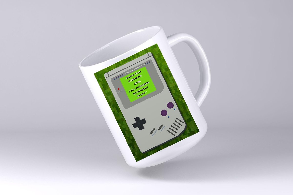 Retro Mug 90s Baby Dad Daddy Mug Personalised Personalized Gaming Fathers Day Retro Dad Kitchen Gift Mug Cup Coffee Tea Man Cave Gift