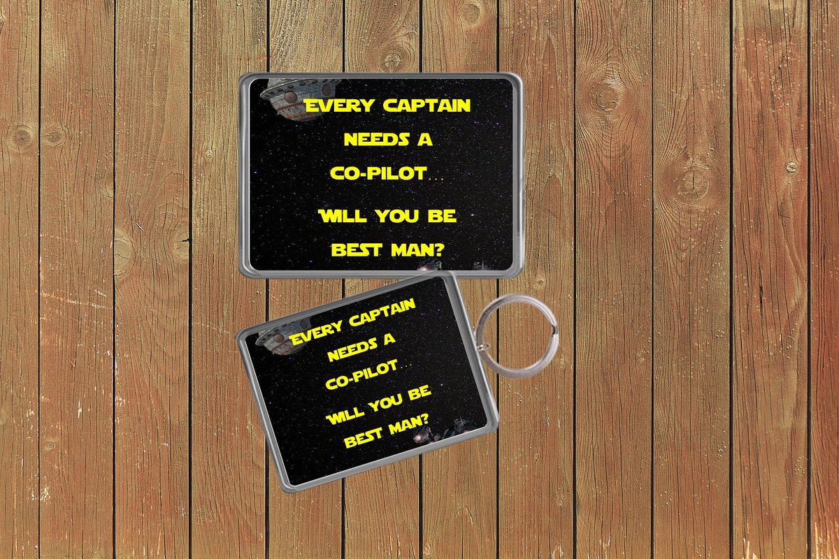 Space Keychain Keyring Magnets Favours Favors Personalized Personalised Custom Will you be my Best Man, Groomsman, Usher,Bridesmaid Gift