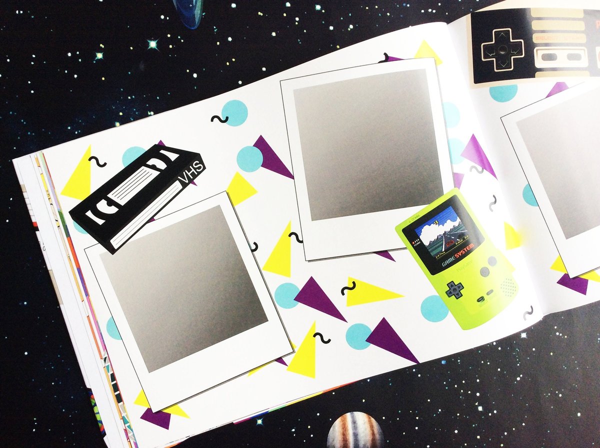 1990s Nineties Birthday Book Personalised Personalized Scrapbook,Notebook,Photo Album,Birthday,Memory Book,90's Gift,Mementos,Retro