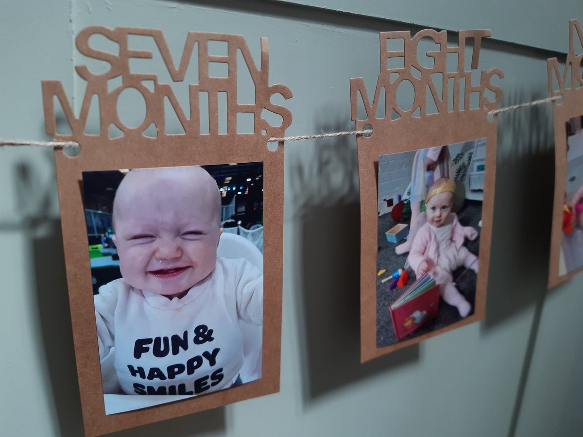 1st Birthday Bunting Garland Banner Baby Boys Girls Decor First Birthday Photo Banner Milestone Banner Decorations Pastel Birthday Bunting