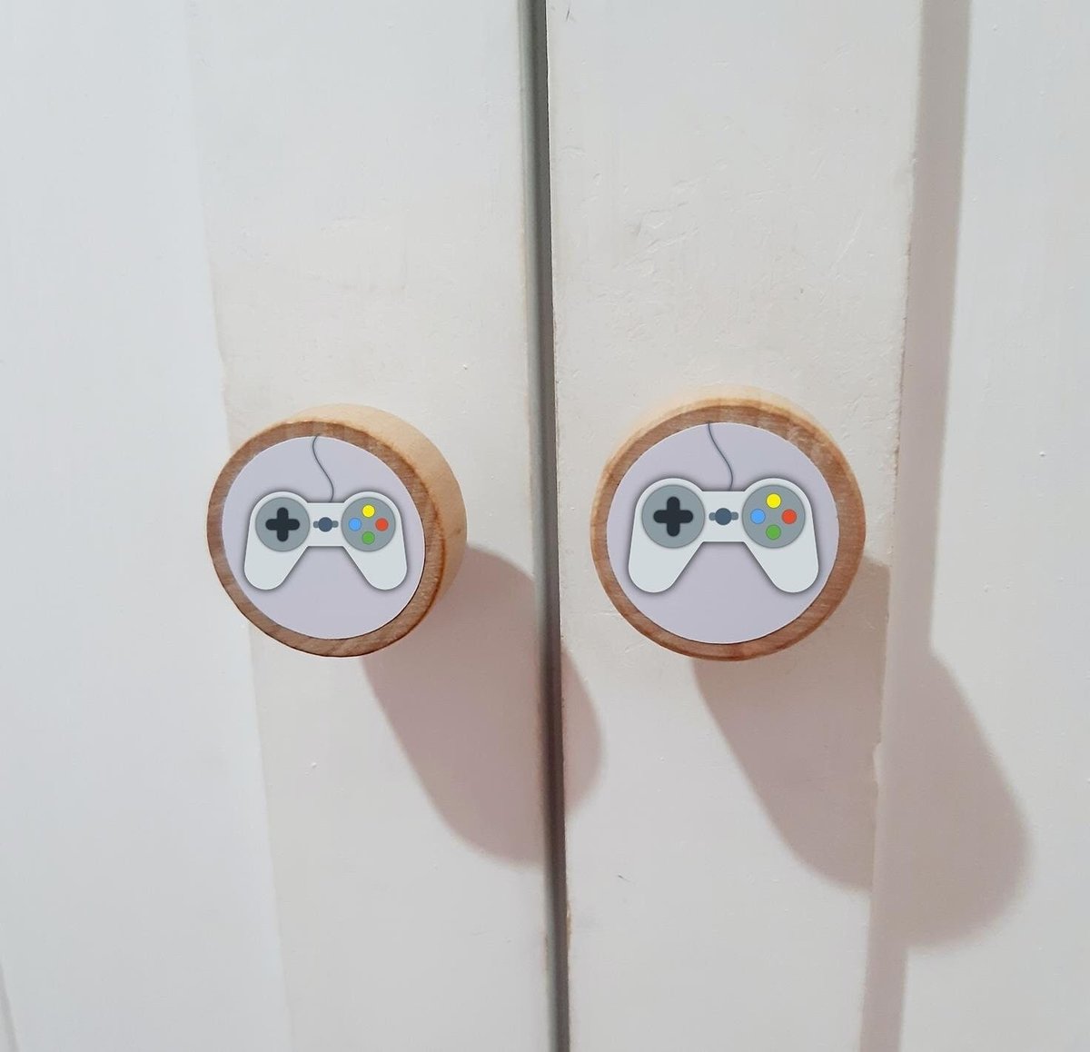 Gaming Wardrobe Handles Drawer Handles Knobs Perfect for Upcycling Wardrobe, Chest of Drawers,Door, Boys Bedroom Gamers Bedroom Controller