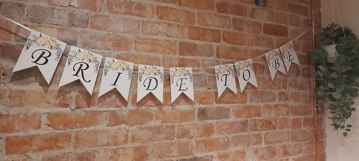 Bride to Be Bunting Wedding Day Decorations Decor Hen Do Hen Party Bachelorette Party Bunting Decorations Flower Bridal Bride Party Card