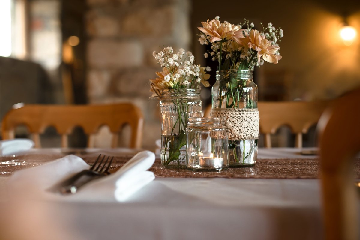 Wedding Jars Hessian Wrap Perfect for Flowers, Candles or Lights. Small, Medium & Large Jars Centrepiece Fairytale Rustic Boho Wedding