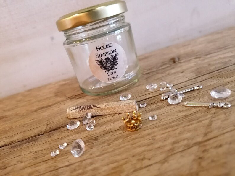 Coat of Arms Kits Perfect for Castle Weddings Personalised Personalized Weddings Favors Favours Baby Shower, Sword, Crown,Map Party Bags