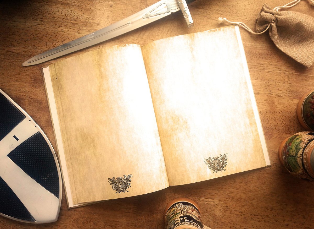 Coat of Arms Castle Wedding Guestbook Personalised Personalized Scrapbook,Notebook,Photo Album,Birthday!Perfect for Castle Weddings Parties