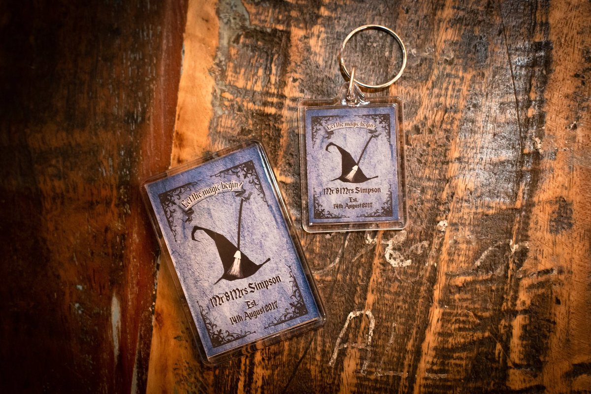 Wizard Wedding Magnet Keychain Favor Favour Personalised Personalized!Perfect For Wizard Wedding, Parties Castle Barn Wedding Halloween Gift