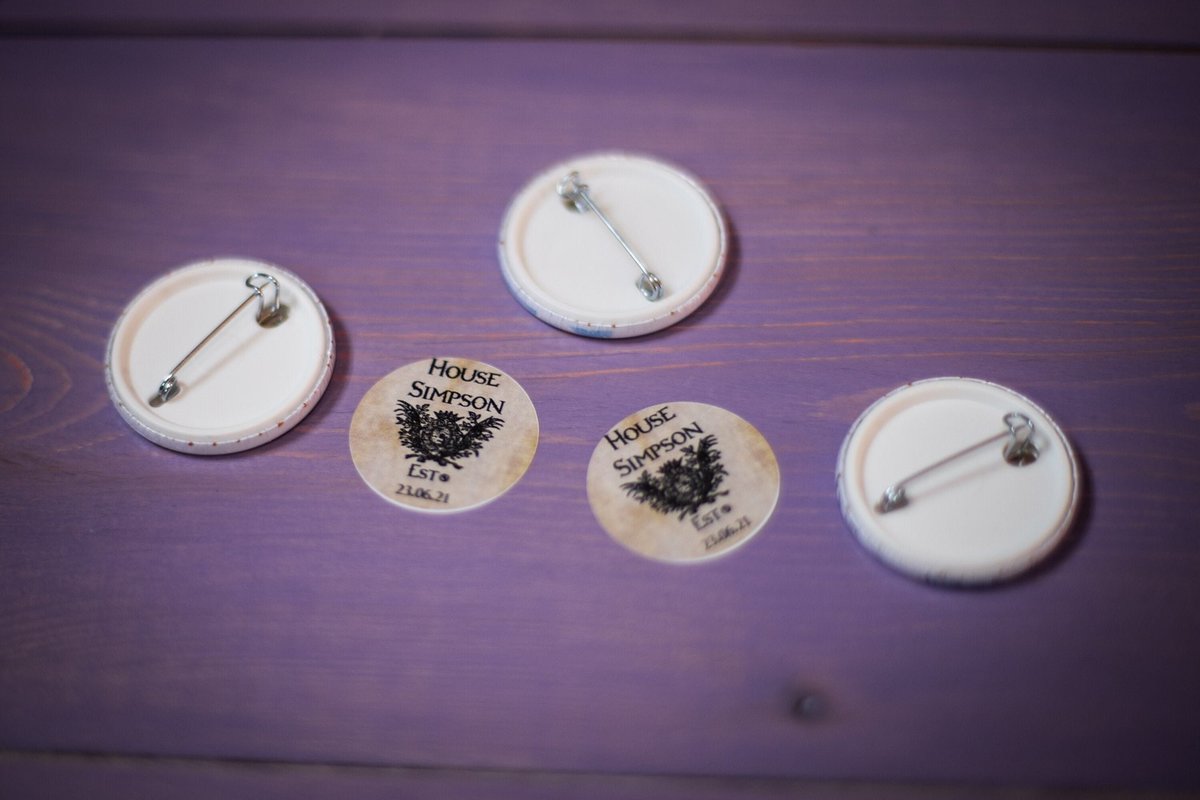 Coat of Arms Badge Castle Themed Weddings, Parties, Comic Con, Events,Table Decorations,Custom Wedding Personalised Personalized Favours