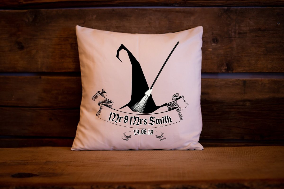 Wizard Wedding Cushions Available in different colours! Personalised Personalized Custom Perfect for Wizard Weddings, Castle, Medevil Party