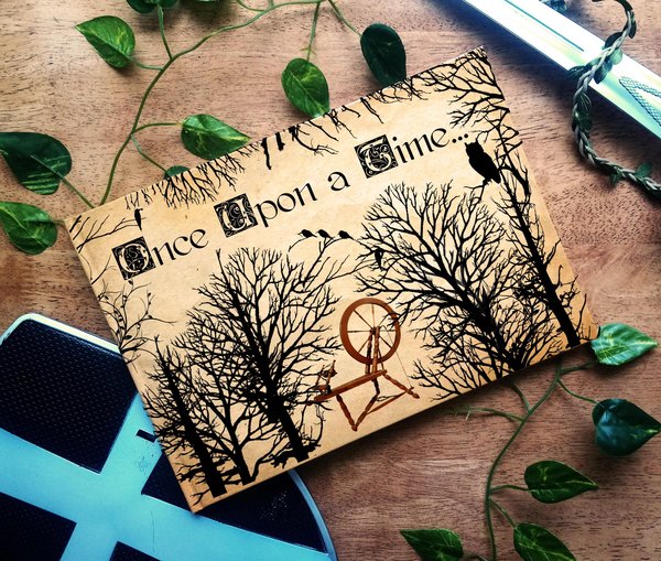 Sleeping Beauty Woodland Wedding Guestbook Personalised Personalized Perfect for Spinning Wheel and Fairytale Weddings Scrapbook Album
