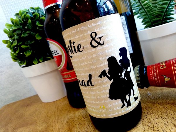Fairytale Storybook Bottle Label Beauty and Beast,Peter Pan,Alice,Little Mermaid,Aladdin,Rapunzel,Favours Favors Personalized Personalised