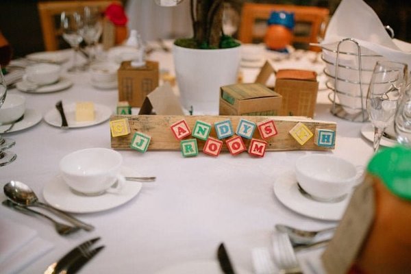 Wooden Toy Block Room Plaque! Personalised Personalized!Perfect for a Birthday Gift, Wooden Blocks, Wedding Centrepiece Fairytale Wedding