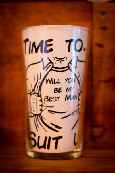 Suit Up Personalised Beer Glass Perfect gifts for weddings, birthdays, wedding party presents, personalized personalised gifts, barware