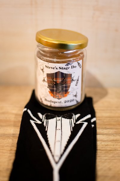 Stag Do Socks in Jar! Will You Be My Best Man,Groomsman,Usher,Paige Boy, Father of Bride/Groom Gift Wedding Stag Do Gifts Favours Favors