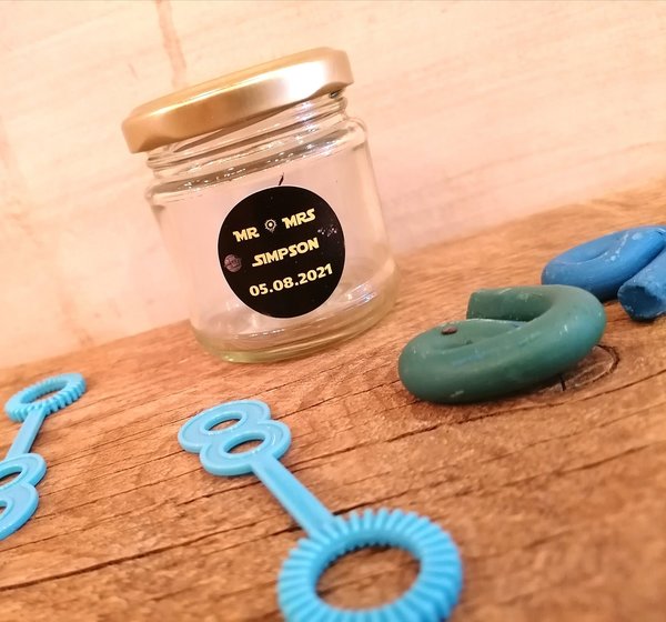 Space Modelling Clay Jars Wedding Favours Favors Children's Gifts Best Man, Paige Boy , Party Bags, Personalised Personalized Captain Co