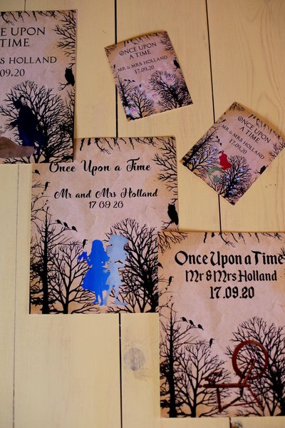 Fairytale Woodland Poster Print Beauty and the Beast Aladdin Little Mermaid Sleeping Beauty Cinderella Alice Personalised Wedding Sign