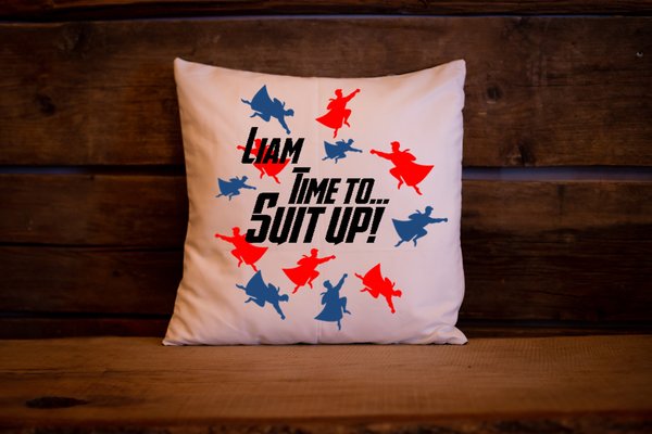 Superhero Wedding Cushion Personalised Personalized!Superhero Comic Book Wedding Will You Be My Best Man, Groomsman,Bridesmaid,Paige Boy