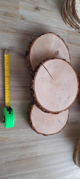 3 x Wedding Log Slices 22cm Perfect For Centrepieces, Flowers, Candles, Wedding Cake, Rustic, Vintage, Barn Wedding Flower FREE DELIVERY