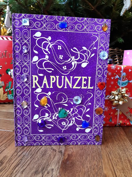 Rapunzel  Fairytale Wedding Guestbooks Personalised Personalized Baby Shower,Wedding, Birthday, Vintage Book, Scrapbook, Gift Brothers Grimm