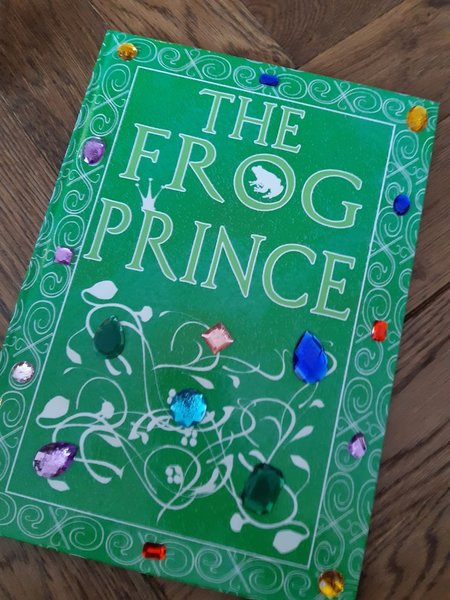 The Frog Prince Fairytale Wedding Guestbooks Personalised Personalized Baby Shower, Wedding, Birthday, Vintage Aladdin Book, Scrapbook Gift
