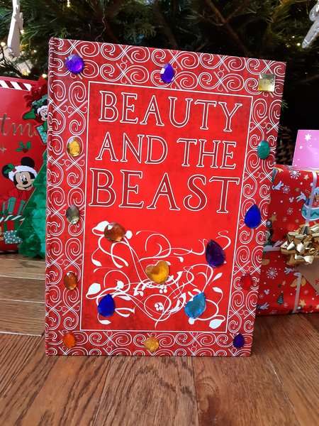 Beauty and the Beast Fairytale Wedding Guestbooks Personalised Personalized Baby Shower, Wedding, Birthday, Vintage Book, Scrapbook, Gift