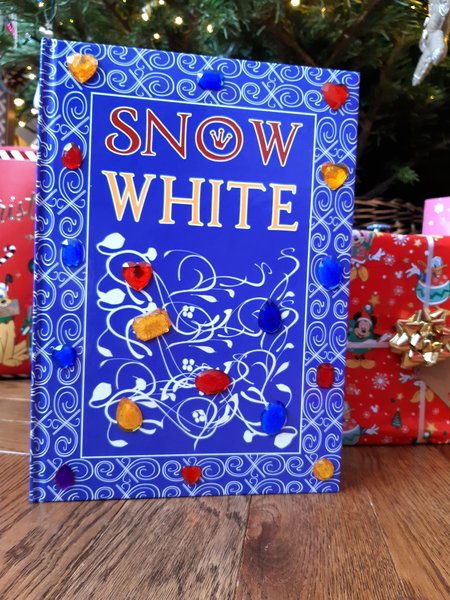 Snow White and the Seven Dwarfs Fairytale Wedding Guestbooks Personalised Personalized Baby Shower,Wedding, Birthday,Vintage Book, Scrapbook