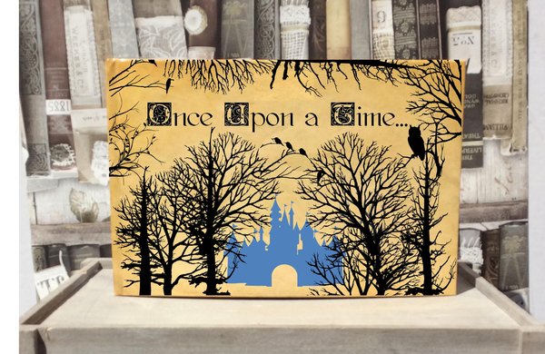 Fairytale Castle Woodland Guestbook Personalised Personalized Perfect for Woodland and Fairytale Wedding Scrapbook Album Custom Wedding