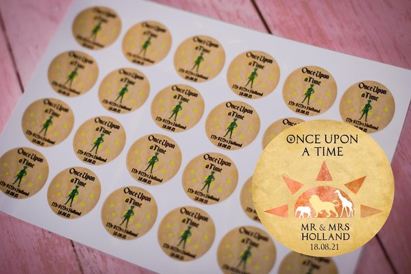 African Sunset 100 x Stickers Self adhesive Personalised Personalized Custom Labels Stickers Jars, Candles, Craft, Wedding, Logo, Gloss