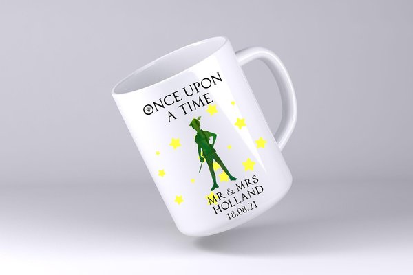 Peter Pan Mug Never Grow Up Custom Personalised Personalized With Name Fathers Day Dad's Kitchen Gift Mug Cup Coffee Tea Neverland Mug