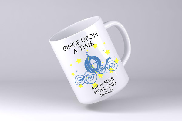 Cinderella Carriage Wedding Mug Custom Personalised Personalized With Name Mother's Day Mum's Kitchen Gift Mug Cup Coffee Tea Teacher Gift