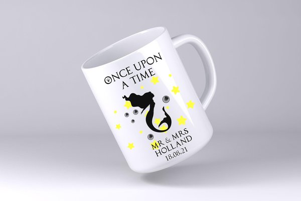Little Mermaid Mug Future Mermaid Custom Personalised Personalized With Name Mother's Day Mum's Kitchen Gift Mug Cup Coffee Tea Silhouette