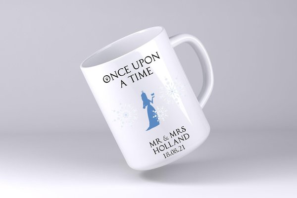 Ice Queen Snowflakes Wedding Mug Custom Personalised Personalized Name Mother's Day Mum's Kitchen Gift Mug Cup Coffee Tea Teacher Gift