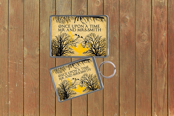 Aladdin Lamp Wedding Keychain  Keyring Magnets Favours Favors Personalized Personalised Custom Brithday Wedding Fairytale Woodland