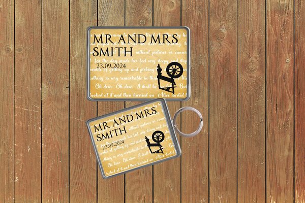 Sleeping Beauty Wedding Keychain  Keyring Magnets Favours Favors Personalized Personalised Custom Brithday Wedding Fairytale Storybook