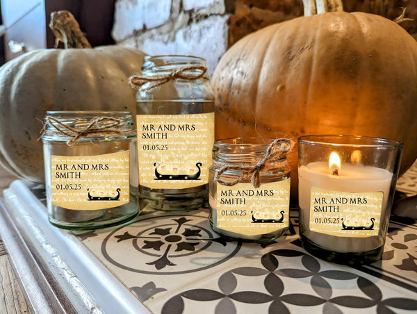 Rapunzel Boat Lanterns Storybook Candle Fairytale Candle Home Favors Favours Custom Personalised Personalized Small, Medium, Large, Wax Fill
